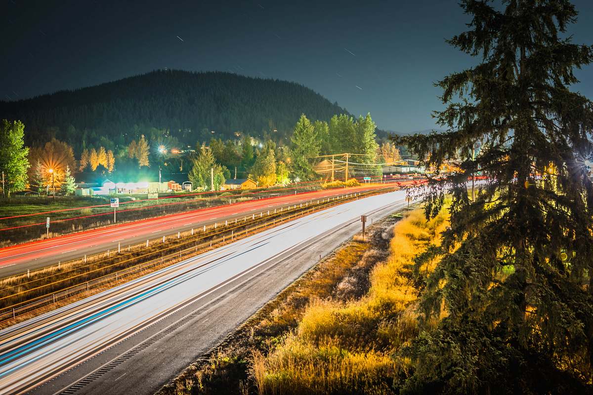 road time-lapse photography of a road mount vernon